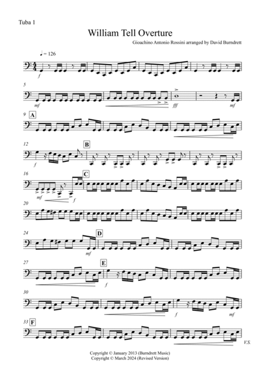 William Tell Overture for Tuba Duet image number null