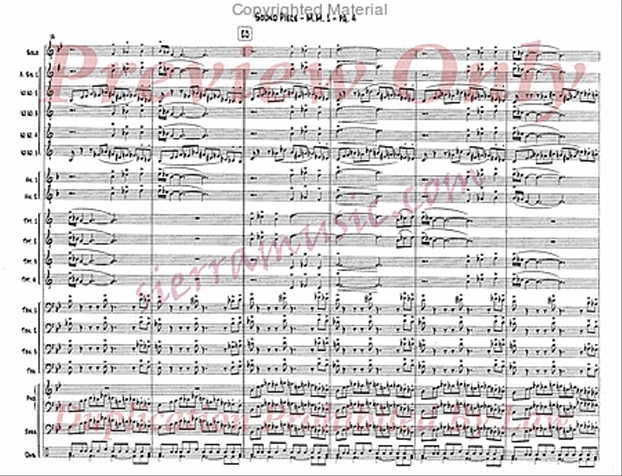Sound Piece For Jazz Orchestra Big Band scores gallery preview page 5