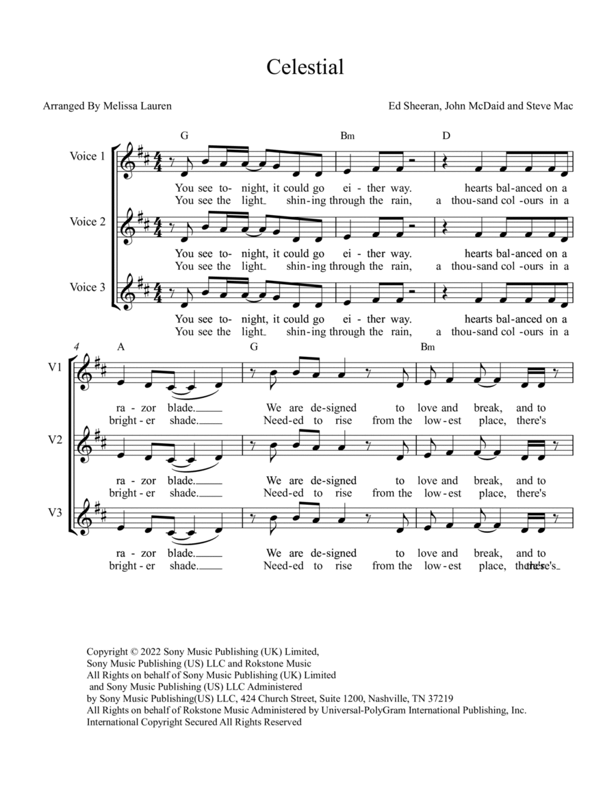 Celestial 3-Part scores gallery preview page 1