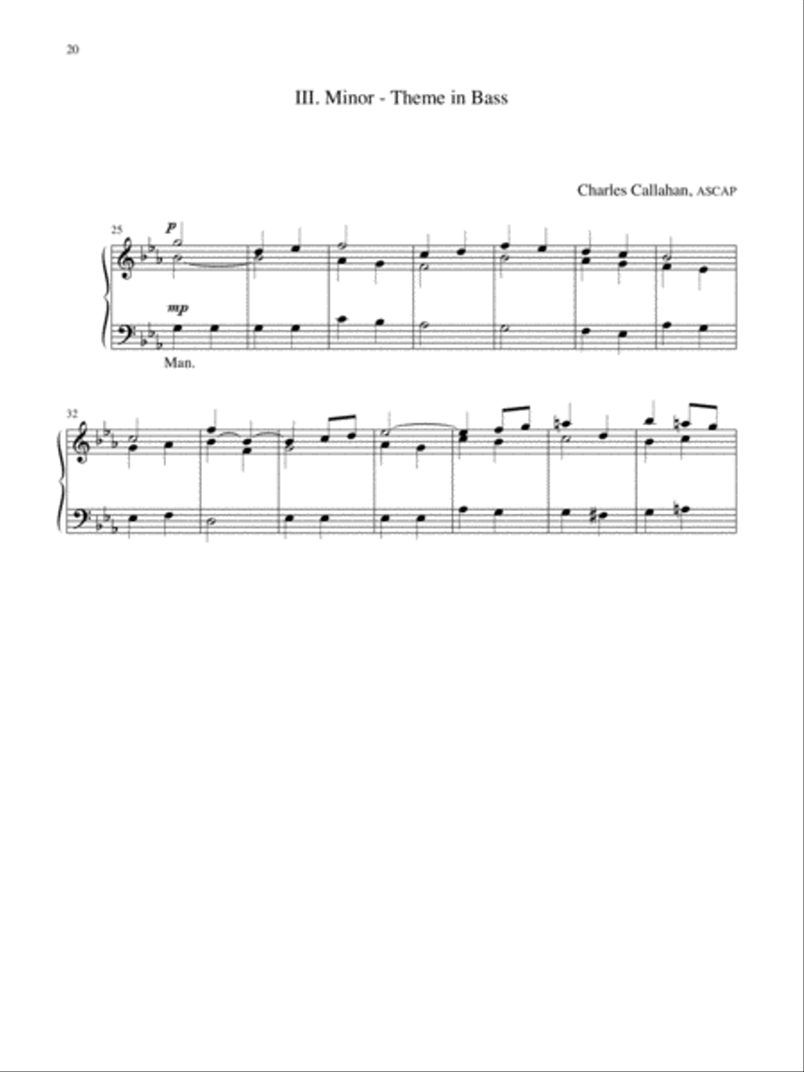 Six Preludes on English Hymn Tunes for Organ Solo image number null