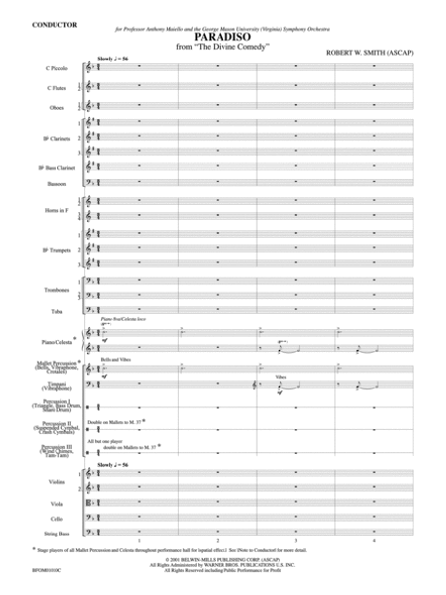 Paradiso (from The Divine Comedy) Full Orchestra scores gallery preview page 2