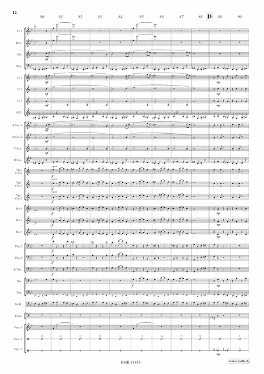 Roma Concert Band scores gallery preview page 13