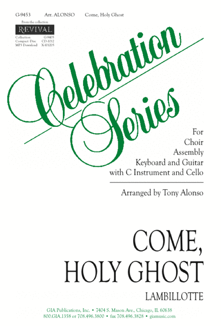 Come, Holy Ghost - Guitar edition