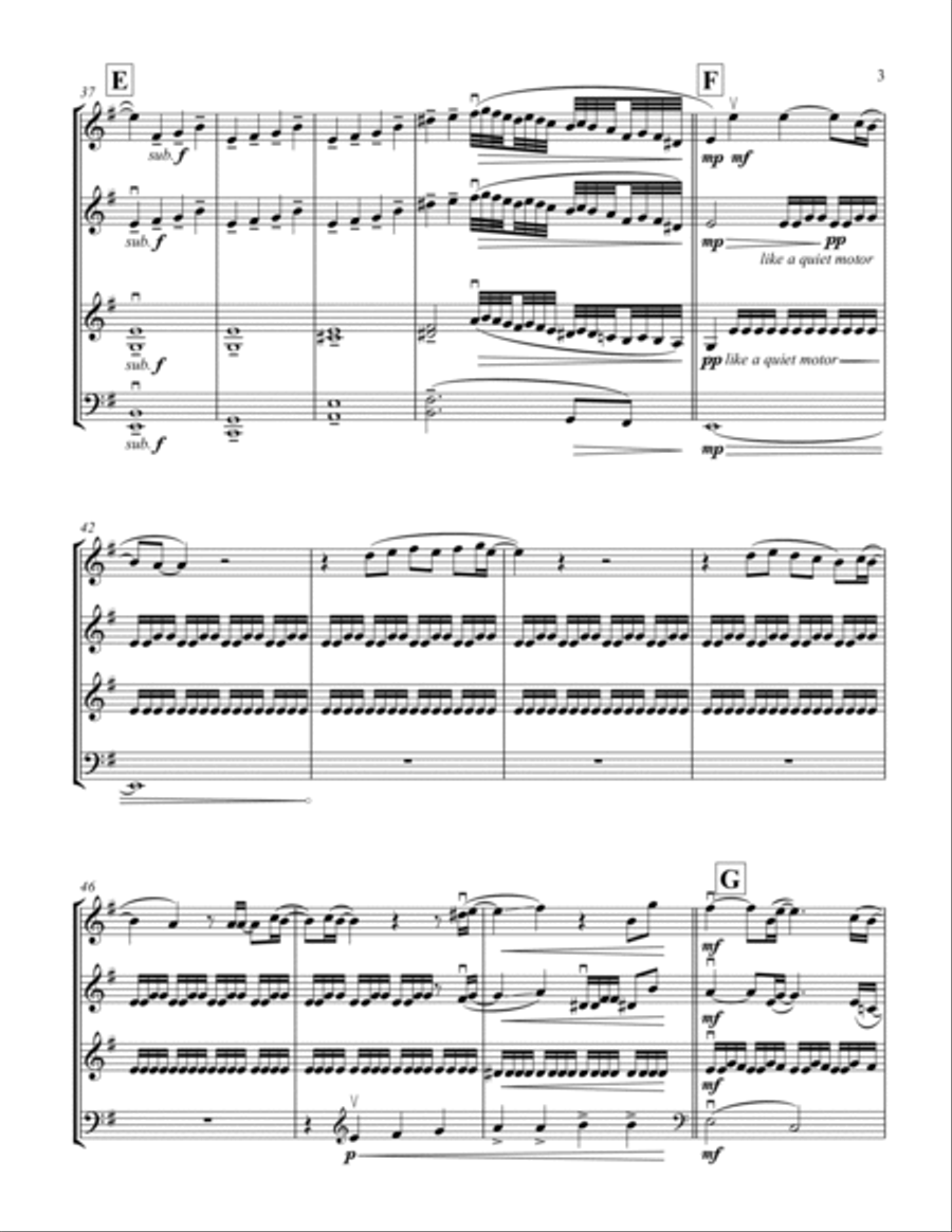 No Time To Die String Quartet scores gallery preview page 3