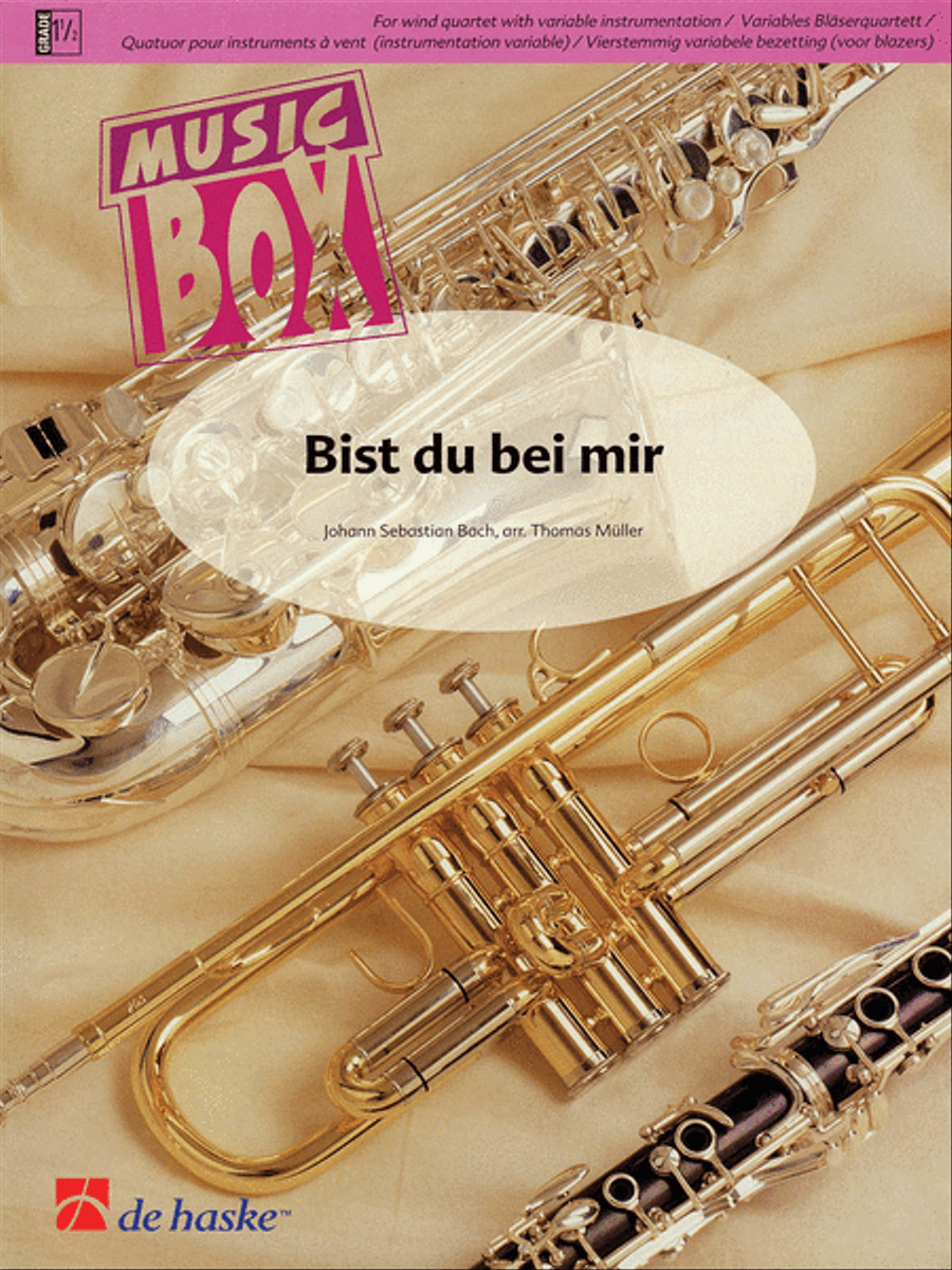 Bist du bei mir Concert Band scores gallery preview page 1