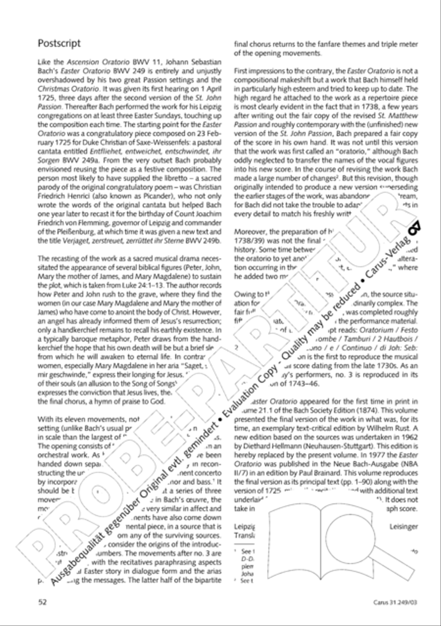 Osteroratorium 4-Part scores gallery preview page 53