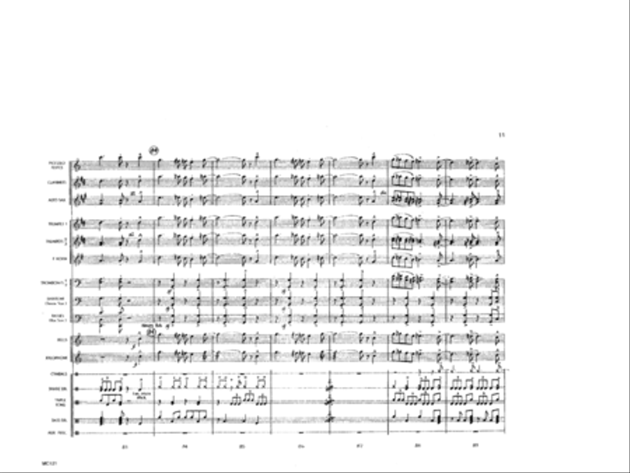 Salute To Glenn Miller Salute To Glenn Miller Marching Band scores gallery preview page 12