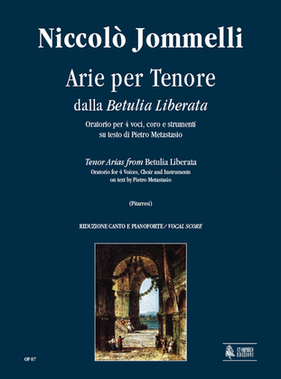 Book cover for Betulia Liberata. Arias for Tenor