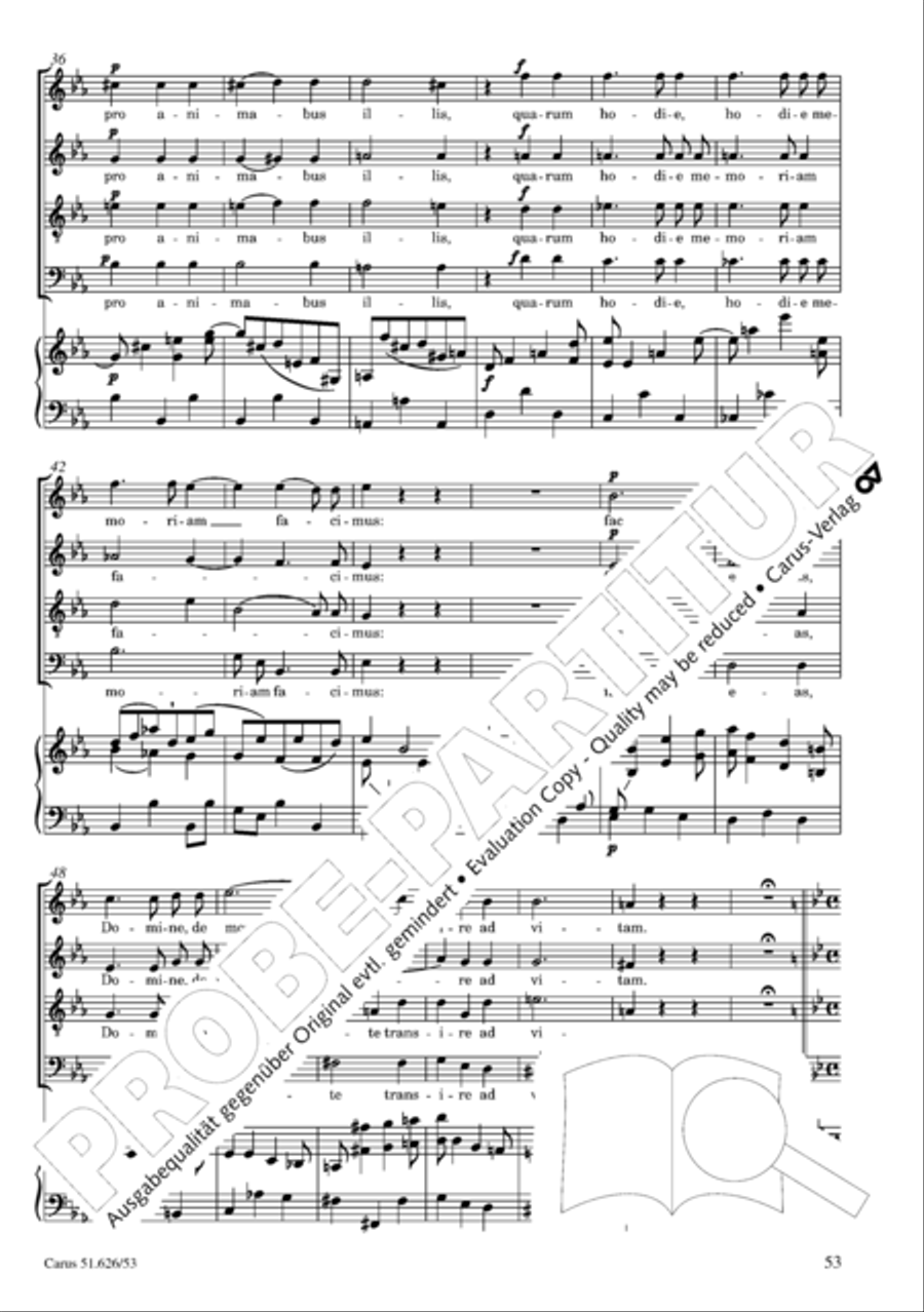 Requiem 4-Part scores gallery preview page 60