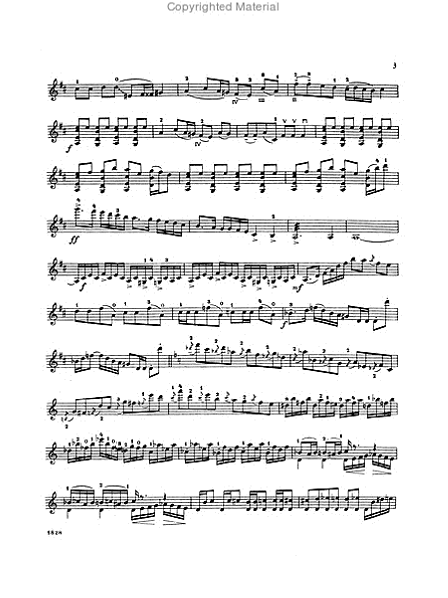 Sonata, Opus 115 Violin Solo scores gallery preview page 2
