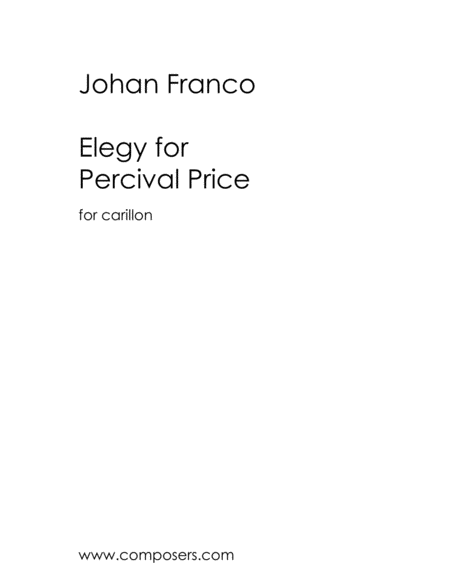 [Franco] Elegy for Percival Price