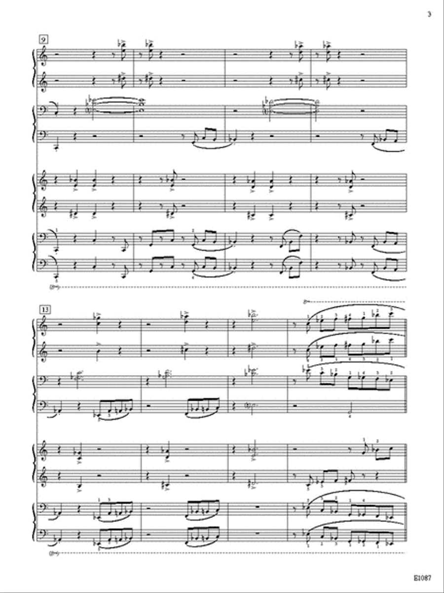 Rush Hour (NFMC) Piano Solo scores gallery preview page 4