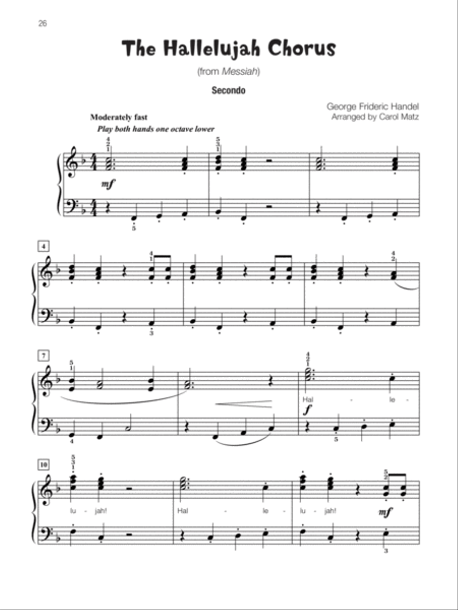 Famous & Fun Christmas Duets, Book 4 Small Ensemble scores gallery preview page 5