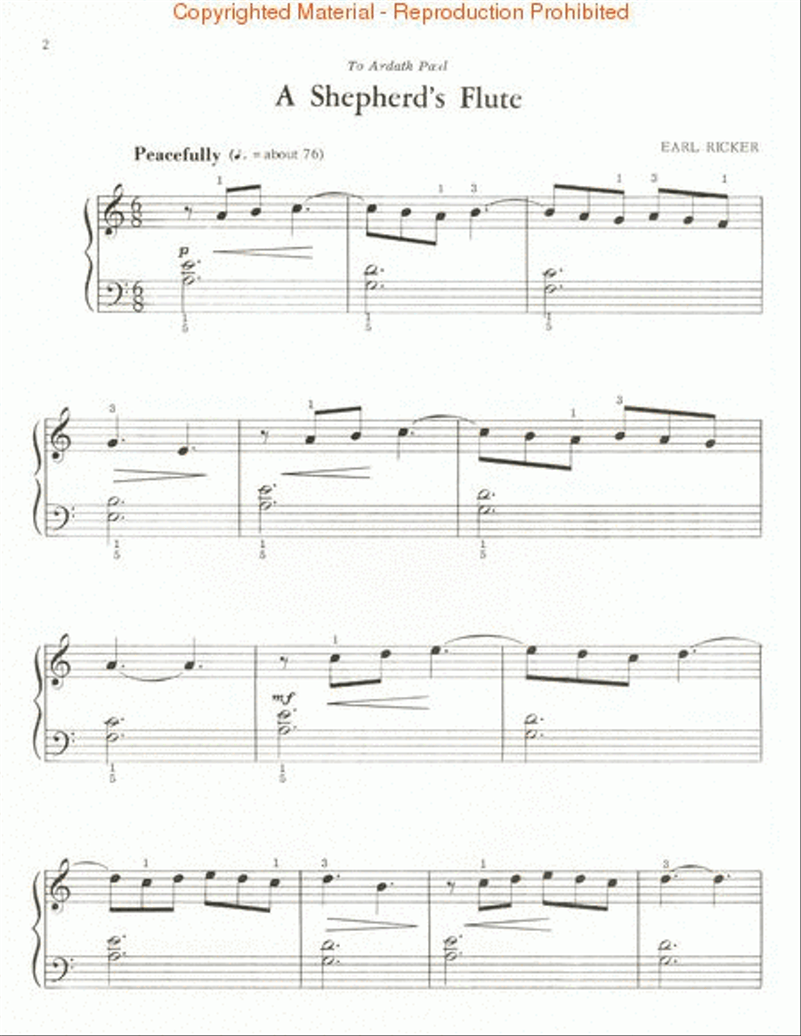 A Shepherd's Flute Flute scores gallery preview page 2