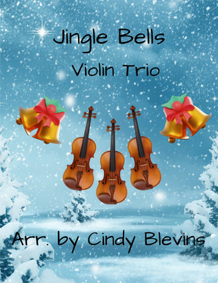 Book cover for Jingle Bells, Violin Trio