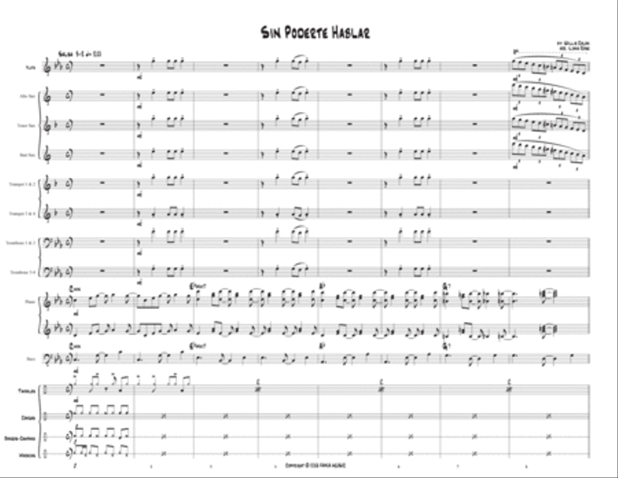 Sin Poderte Hablar Flute scores gallery preview page 2