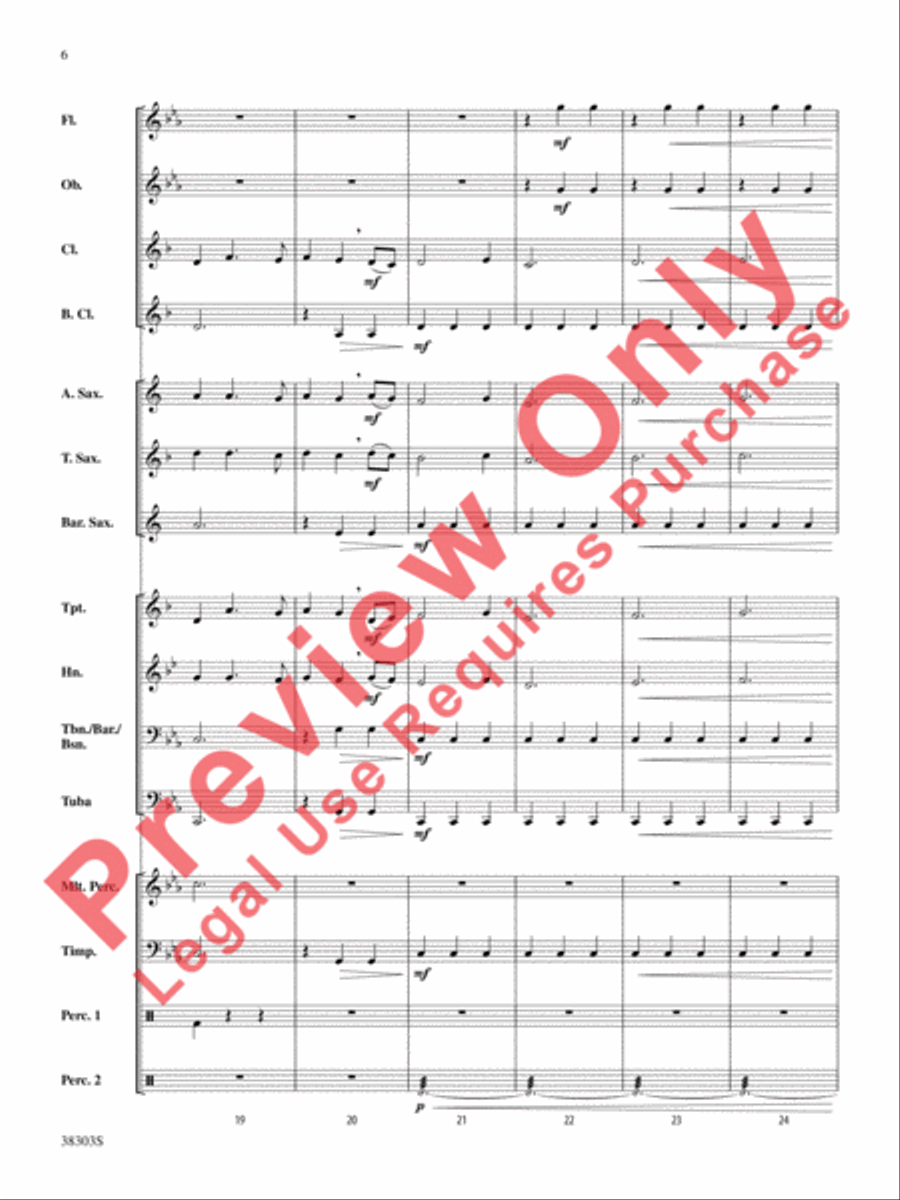 Ghost Ship Ghost Ship Concert Band scores gallery preview page 7