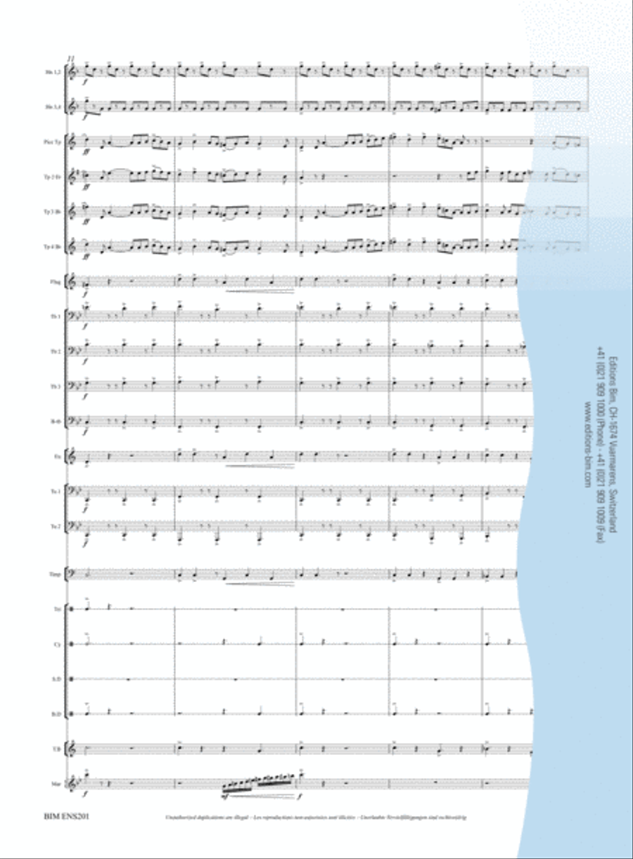 Grand Fanfare Grand Fanfare Brass Ensemble scores gallery preview page 4