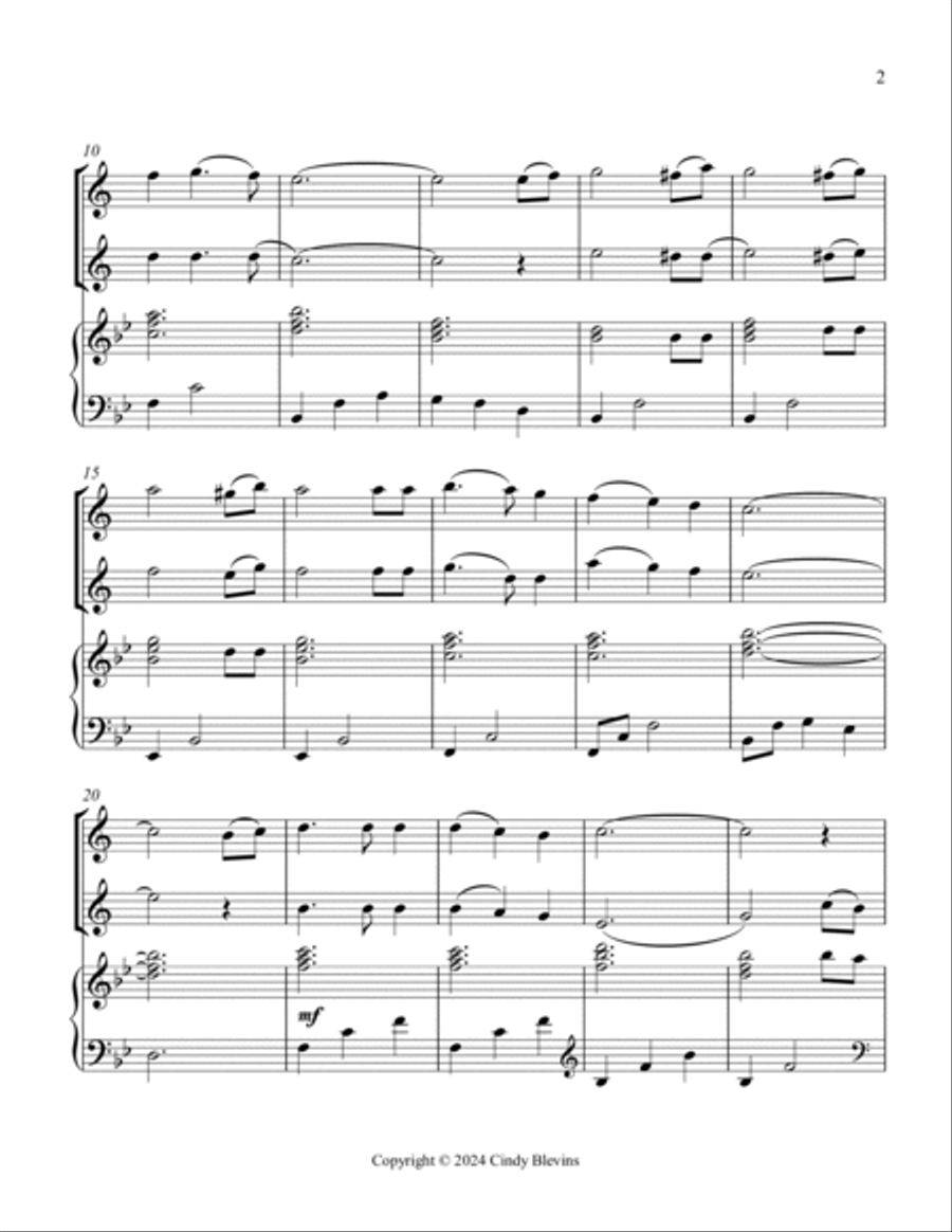 The Old Rugged Cross, for Clarinet, Bass Clarinet and Harp image number null