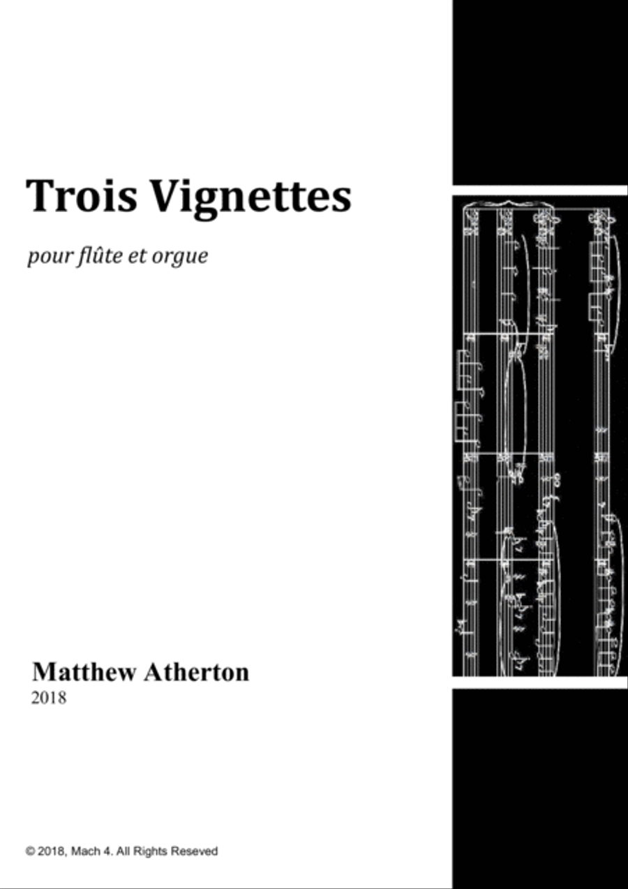 Trois Vignettes Woodwind Duet scores gallery preview page 1