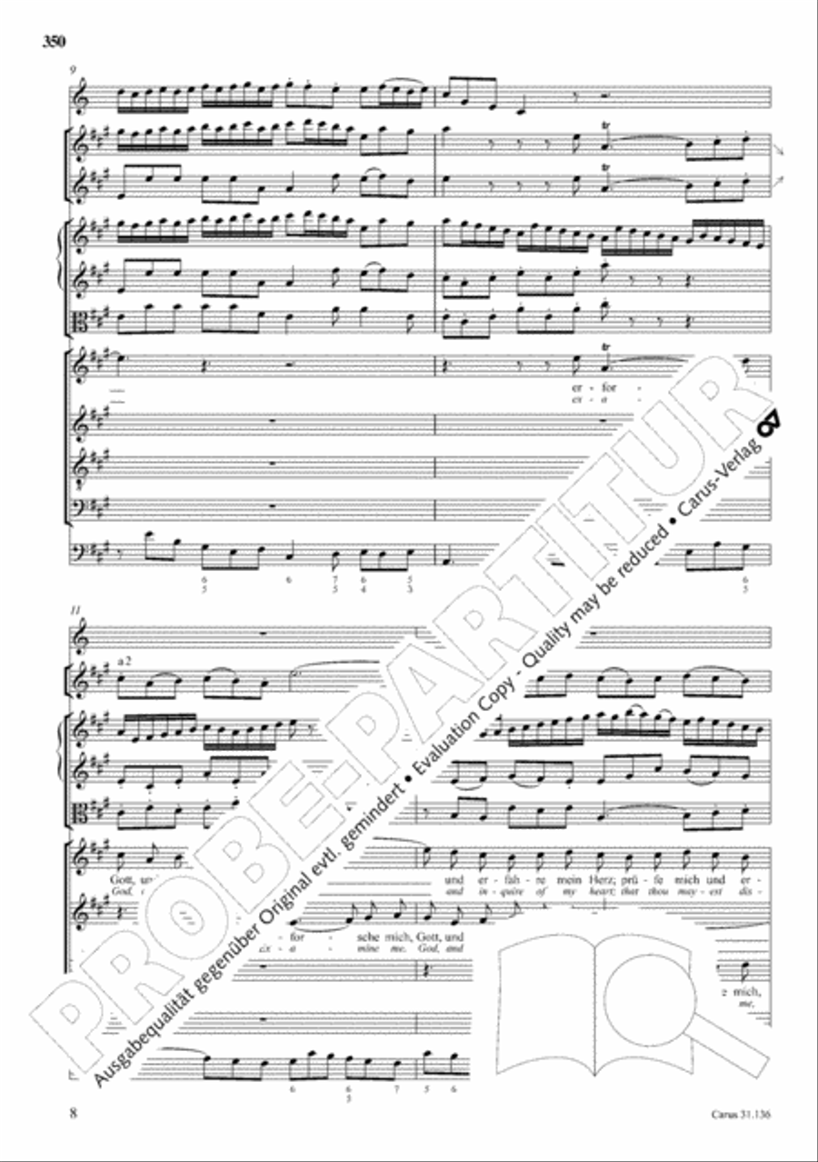 The Complete Sacred Vocal Works (Das geistliche Vokalwerk) Voice scores gallery preview page 351