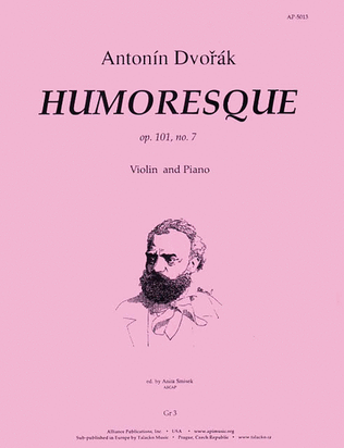 Book cover for Humoresque, Op 101, No 7 - Vln-pno