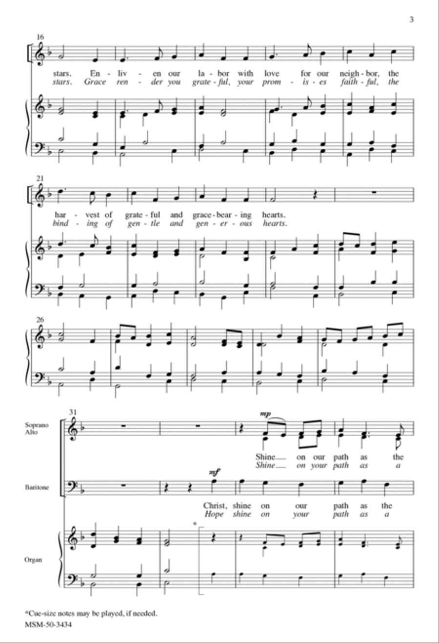 God, Bless Us, and Keep Us 3-Part scores gallery preview page 3