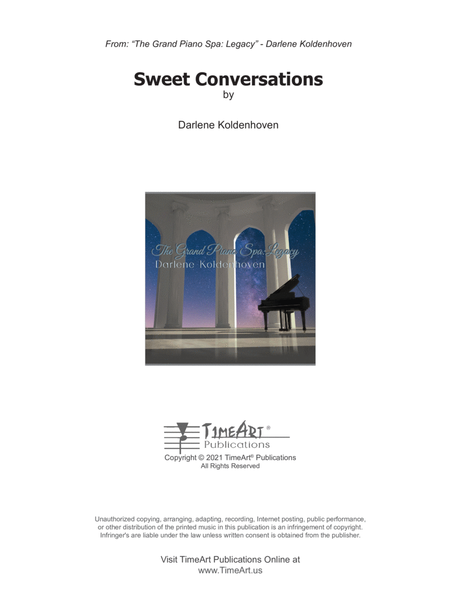 Sweet Conversations Piano Solo scores gallery preview page 1