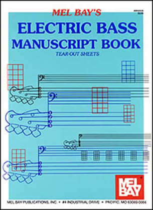 Book cover for Electric Bass Manuscript Book