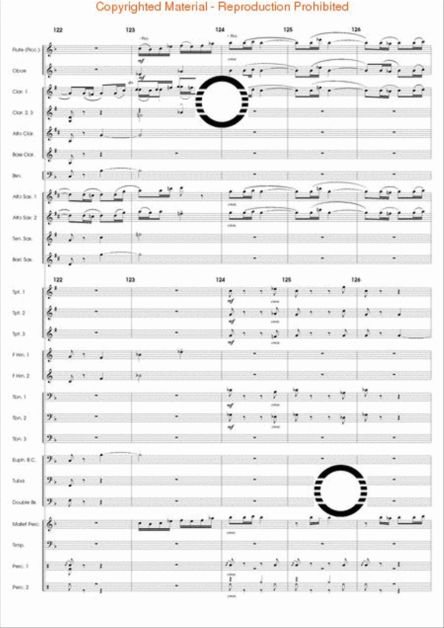 The Spirit Soars Concert Band scores gallery preview page 26