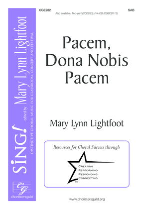 Book cover for Pacem, Dona Nobis Pacem