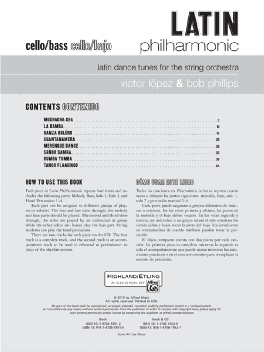 Latin Philharmonic String Orchestra scores gallery preview page 2