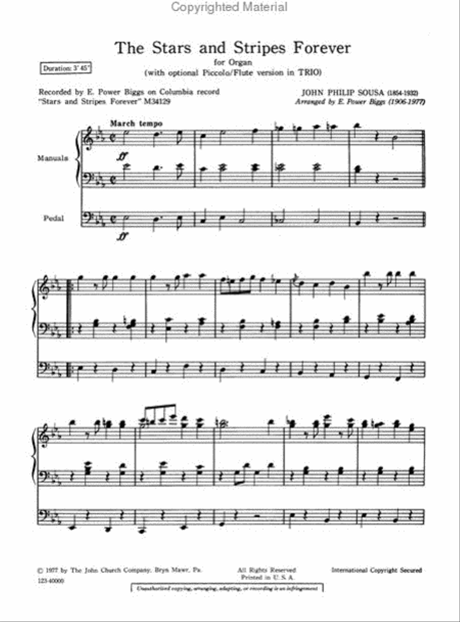 The Stars And Stripes Forever Chamber Music scores gallery preview page 2