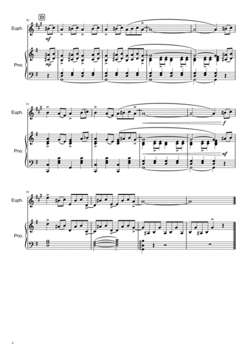 St. Louis Blues - Euphonium/Baritone (treble clef) image number null