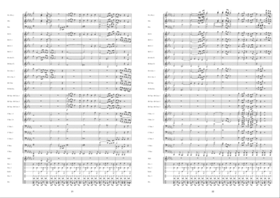 Olhos Verdes Concert Band scores gallery preview page 12