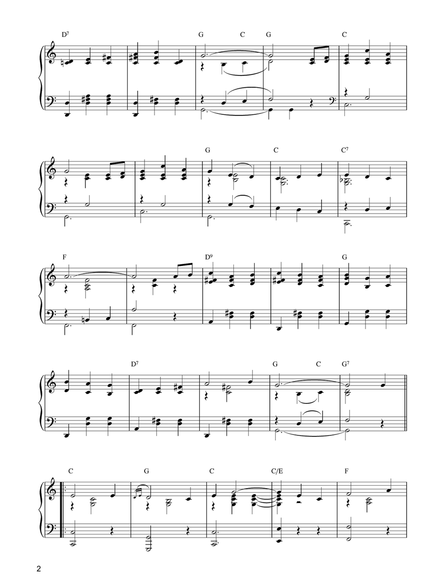 When Irish Eyes Are Smiling Piano Solo scores gallery preview page 2