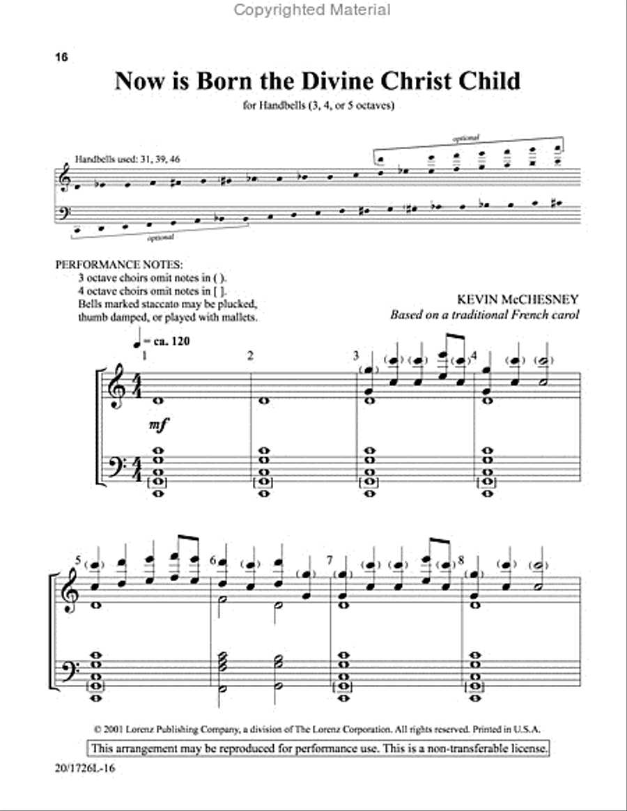 I Heard the Bells of Christmas 5-Octaves scores gallery preview page 8
