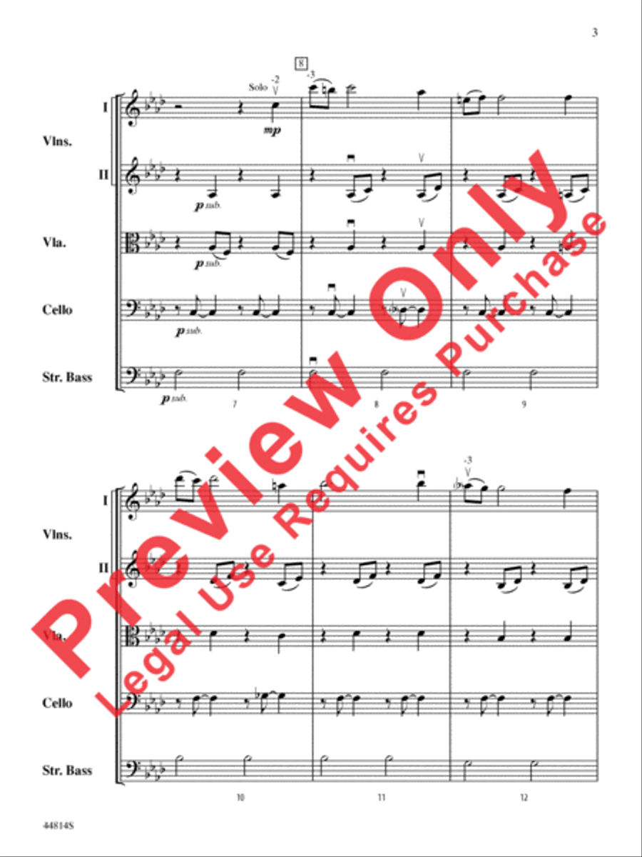 Transylvanian Lullaby Transylvanian Lullaby String Orchestra scores gallery preview page 4