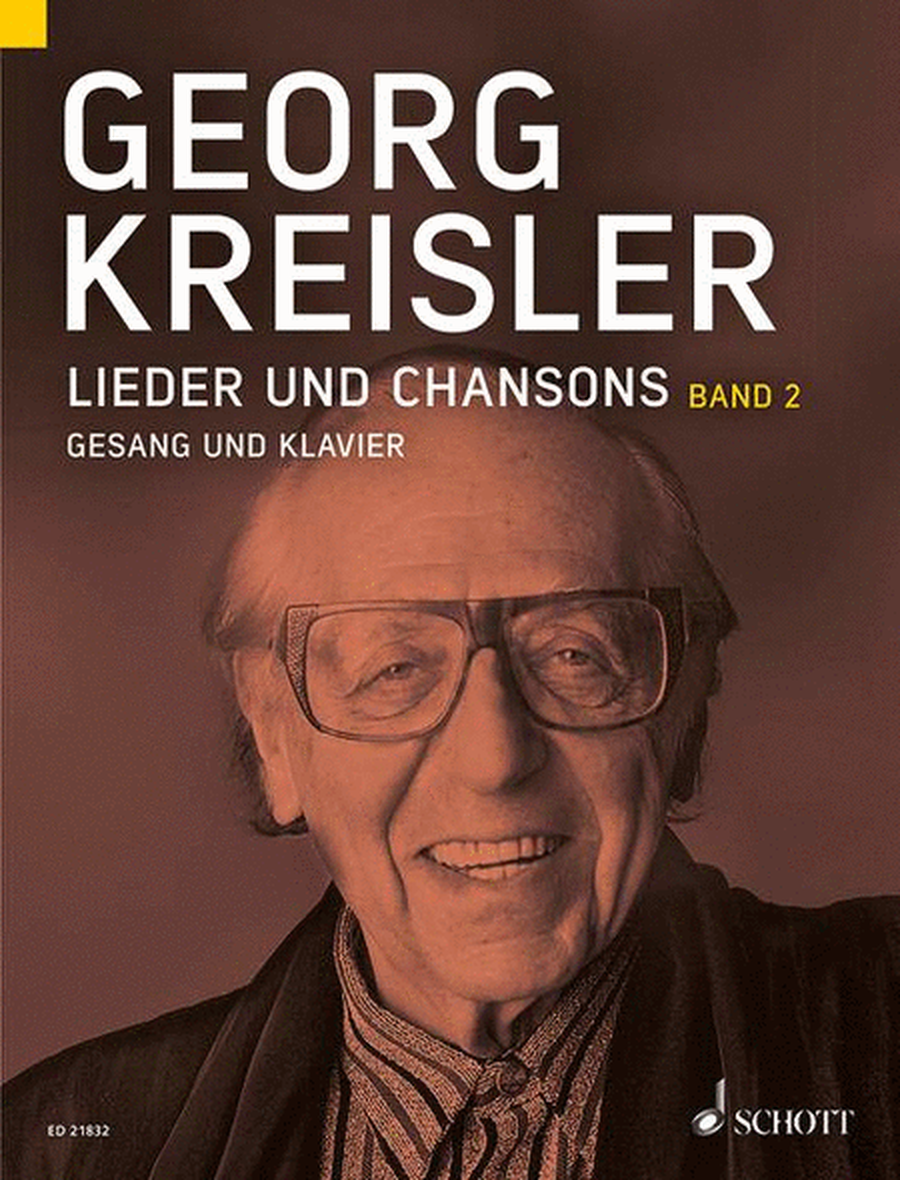 Lieder Und Chansons Band 2 For Voice And Piano - German