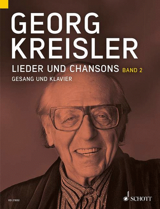 Book cover for Lieder Und Chansons Band 2 For Voice And Piano - German