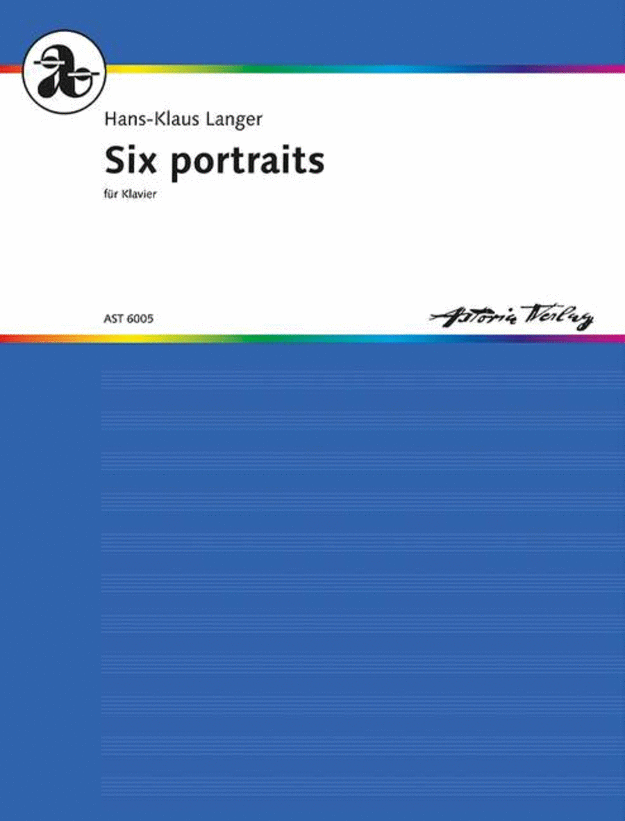 Six portraits Piano Solo scores gallery preview page 1