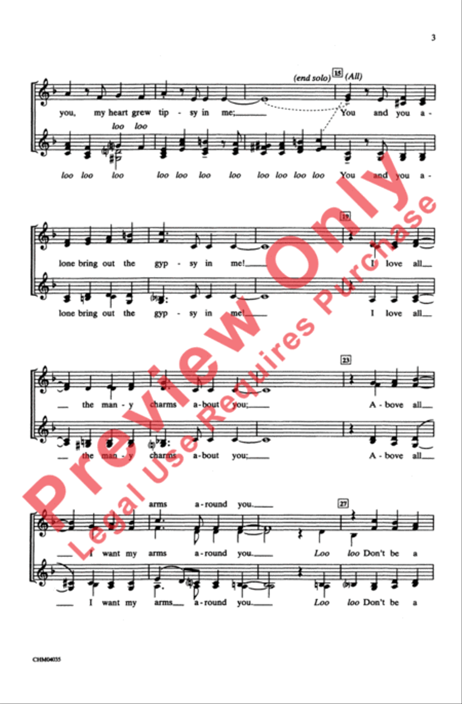 Embraceable You Embraceable You Women's Choir scores gallery preview page 3