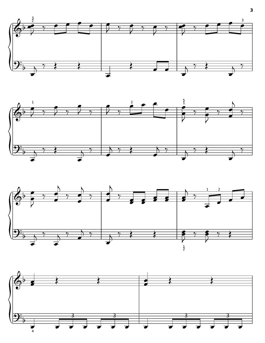 The Black Pearl Easy Piano scores gallery preview page 3