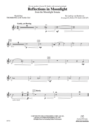 Reflections In Moonlight: (wp) 1st B-flat Trombone T.C.