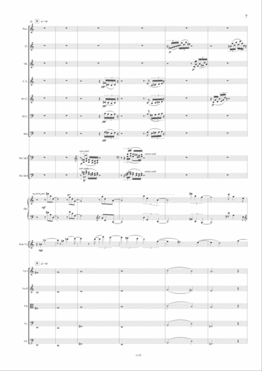 Violin Concerto Full Orchestra scores gallery preview page 6