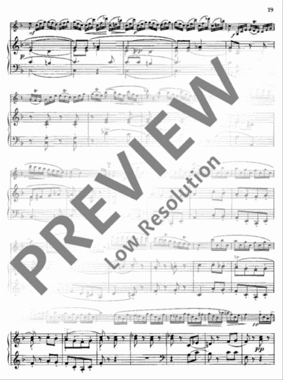 Concerto N°19 D minor Piano scores gallery preview page 20