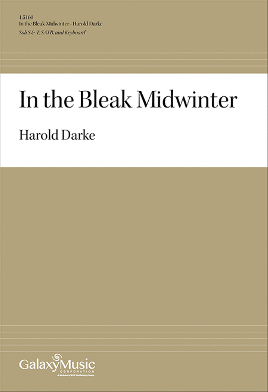 In the Bleak Midwinter 4-Part scores gallery preview page 1