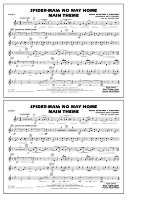 Book cover for Spider-Man: No Way Home Main Theme (arr. Conaway) - F Horn
