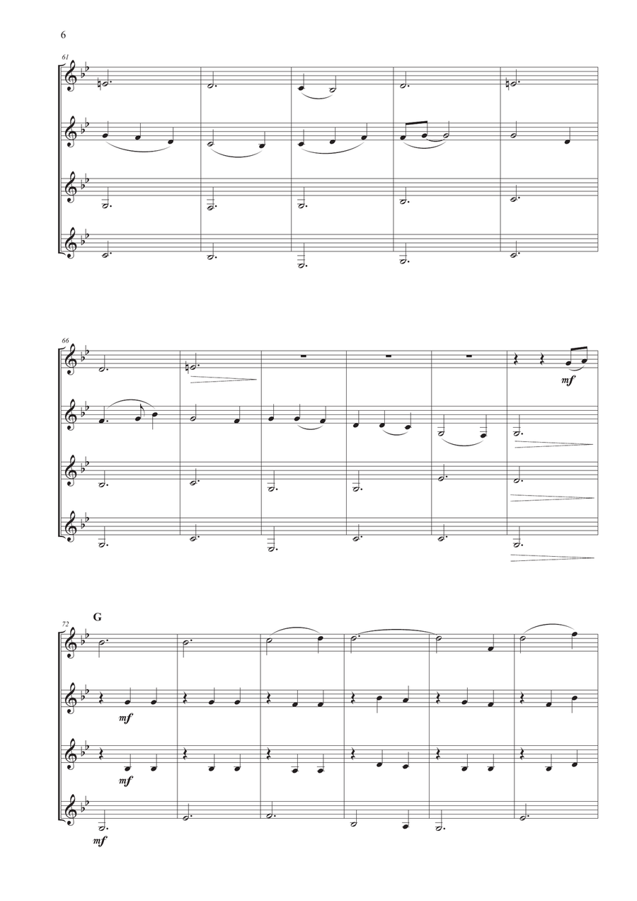 How To Train Your Dragon Woodwind Quartet scores gallery preview page 6