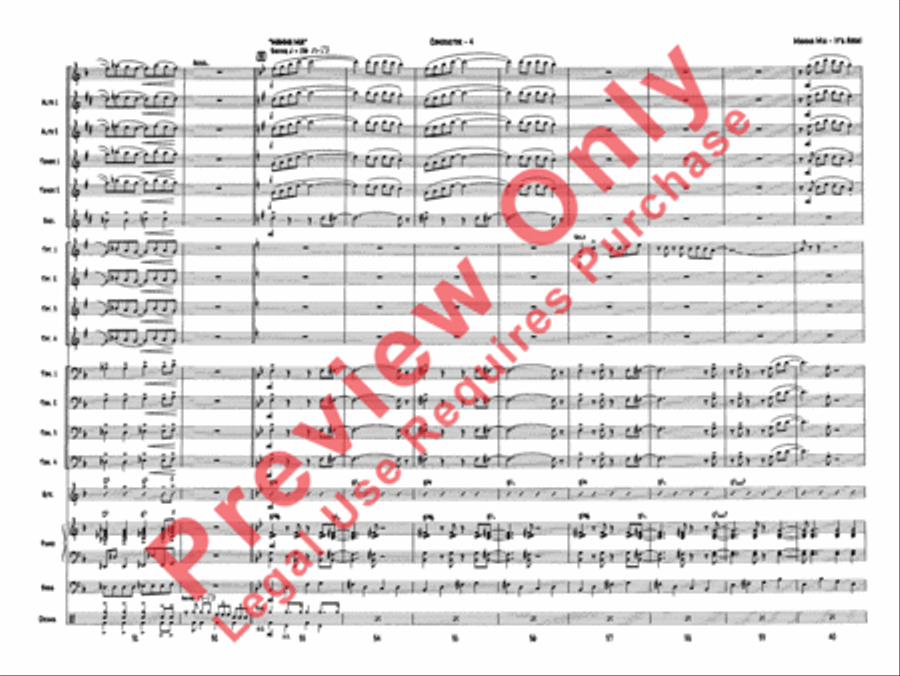 Mamma Mia---It's ABBA! Jazz Ensemble scores gallery preview page 8